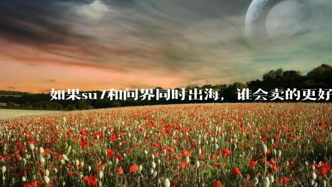 如果su7和问界同时出海，谁会卖的更好？